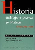 Historia ustroju i prawa w Polsce 1772 1795 do 1918