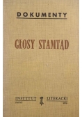 Głosy Stamtąd  ZSSR i PRL. Dokument. Instytut Literacki, Paryż