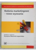 Badania marketingowe-nowe wyzwania