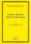 Studia z dziejów XVII i XVIII wieku