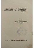 Mnie żyć jest Chrystus 1919 r.