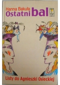 Ostatni bal listy do Agnieszki Osieckiej
