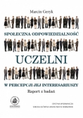 Społeczna odpowiedzialność uczelni w percepcji jej interesariuszy