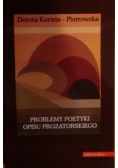 Problemy poetyki opisu prozatorskiego