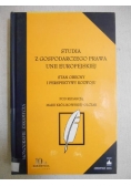 Studia z gospodarczego prawa Unii Europejskiej