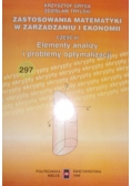 Zastosowania matematyki w zarządzaniu i ekonomii, część III