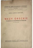 Wazy greckie w muzeum im. E. Majewskiego w Warszawie, 1936r