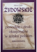 Żydowskie periodyki i druki okazjonalne w języku polskim