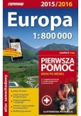 Europa. Atlas Samochodowy 1:800 000