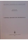 Nazwiska Historyczne Piotrkowian