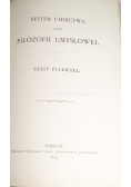 Filozofia i krytyka, część I ,1874 r.
