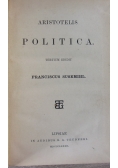 Aristotelis Politica, 1882 r.