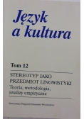 Język a kultura Tom 12