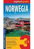 Norwegia Przewodnik atlas + mapa