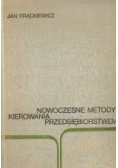 Nowoczesne metody kierowania przedsiębiorstwem