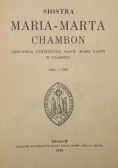 Siostra Maria-Marta Chambon, 1938 r.