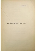 Epitome Iuris Canonici, Tom III, 1946 r.
