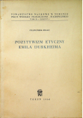 Pozytywizm etyczny Emila Durkheima
