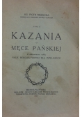 Kazania o Męce Pańskiej, tom II,  wyd.1927 r.