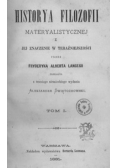 Historya filozofii materyalistycznej i jej znaczenie w teraźniejszości  1881r