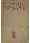 Dialogi i pisma filozoficzne Tom IV
