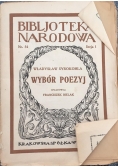 Wybór poezyj, 1922 r.