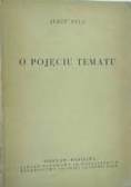 O pojęciu tematu