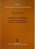 Mathesis i metafizyka studium metodologiczne przełomu kartezjańskiego