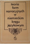 Teoria form narracyjnych w niemieckim kręgu językowym