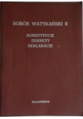 Sobór Watykański II Konstytucje Dekrety Deklaracje
