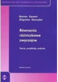 Równania różniczkowe zwyczajne. Teoria, przykłady, zadania