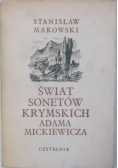 Świat sonetów krymskich Adama Mickiewicza