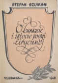 O kunszcie i istocie poezji lirycznej, 1948 r.