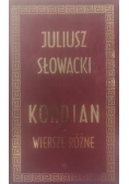 Kordian wiersze różne