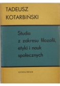 Studia z zakresu filozofii, etyki i nauk społecznych