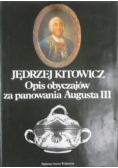 Opis obyczajów z panowania Augusta III