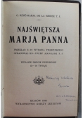 Najświętsza Marja Panna 1934 r.
