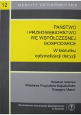 Państwo i przedsiębiorstwo we współczesnej gospodarce