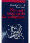 Elementy informatyki dla pedagogów