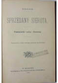 Sprzedany sierota,1897r.