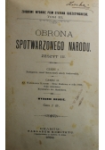Obrona spotwarzonego narodu Zeszyt III i IV 1894 r