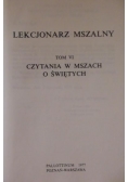 Lekcjonarz mszalny tom VI