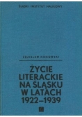 Życie literackie na śląsku w latach 1922-1939