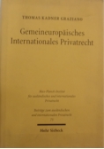 Gemeineuropaisches Internationales Privatrecht