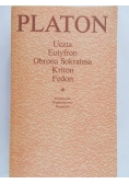 Platon  Uczta Eutyfron Obrona Sokratesa Kriton Fedon