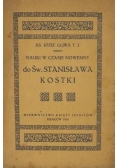 Nauki w czasie nowenny do Św. Stanisława Kostki, 1924 r.