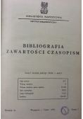 Bibliografia zawartości czasopism, Rocznik 33,Zeszyt 7
