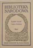 Rzymska krytyka i teoria literatury