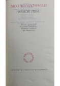 Niccolo Machiavelli Wybór pism