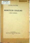 Monoteizm Izraelski i jego geneza 1924 r